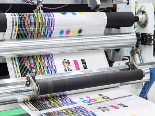 Offset litho printing Offset litho printing